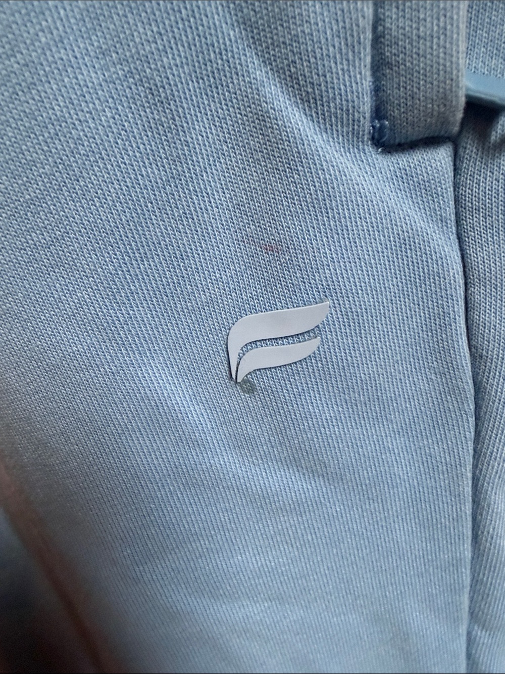Fabletics Light Blue Men's Joggers - Drawstring Sweatpants - Picture 3 of 4